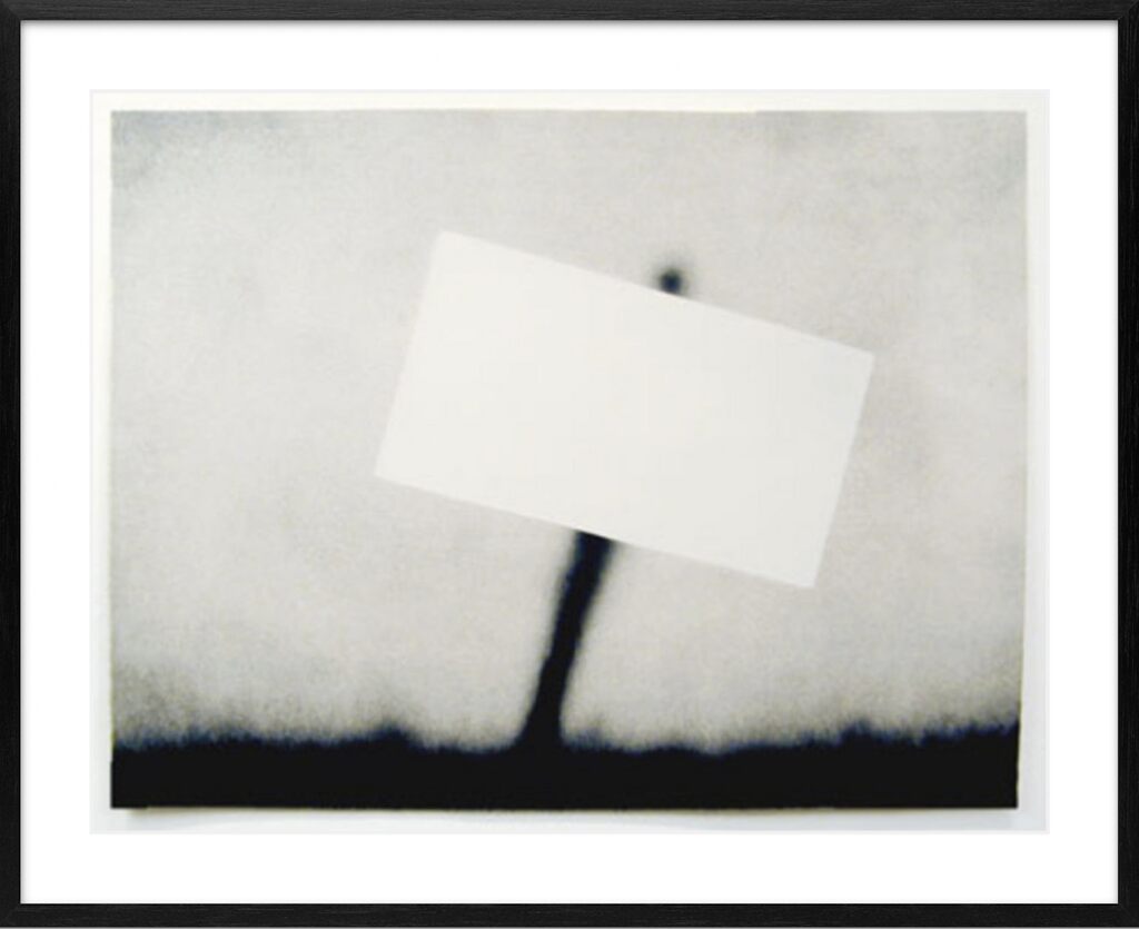 Ed Ruscha, Blank Sign, 1989