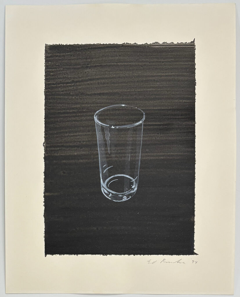 Ed Ruscha, Glass #1, 1994
