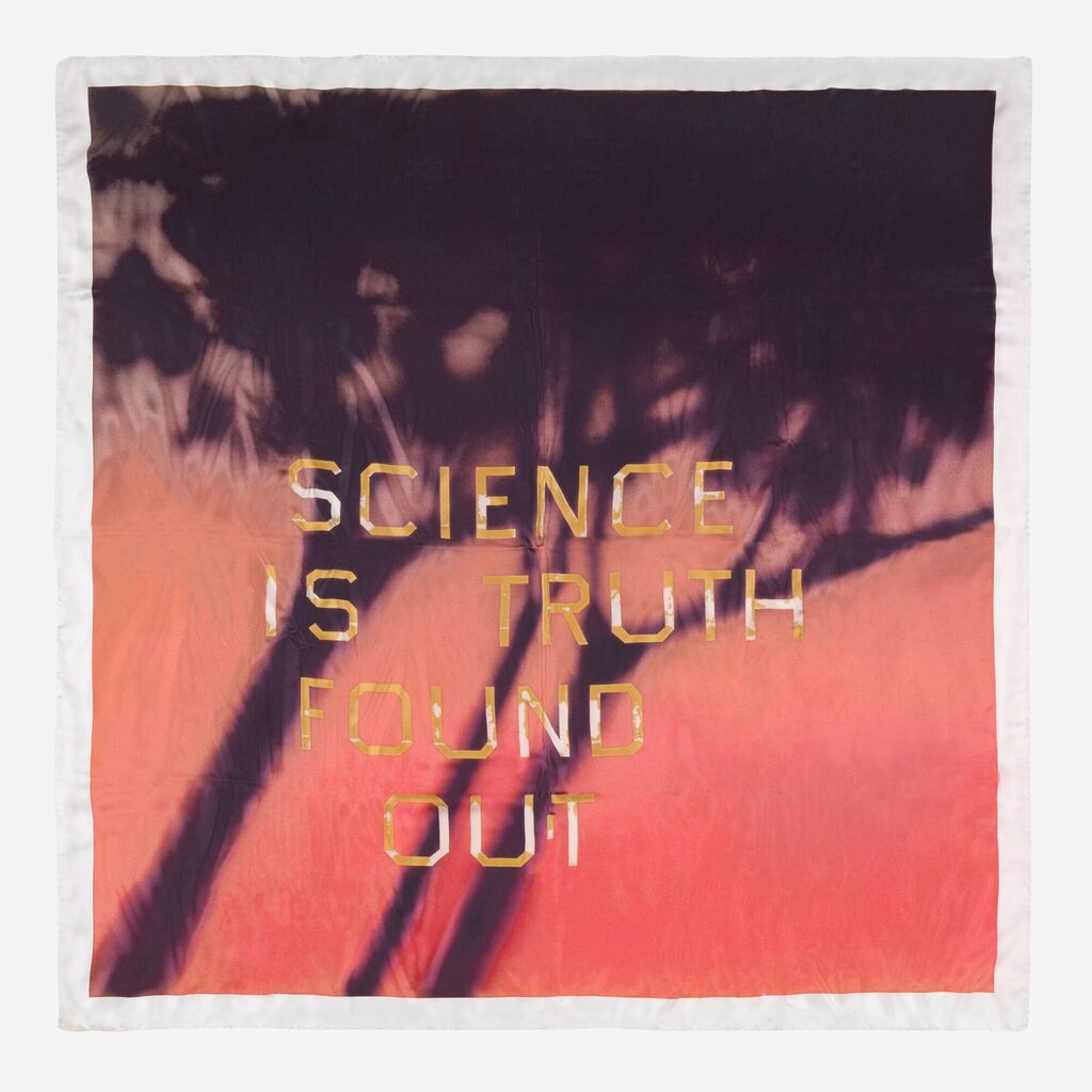Ed Ruscha, Science Is Truth Found Out, 2022