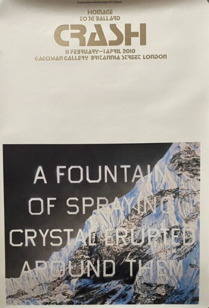 Ed Ruscha, Vintage Ed Ruscha exhibition poster - Mountain series, 2010