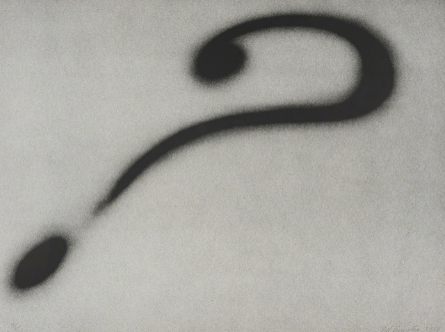 Ed Ruscha, Question ?, 1989