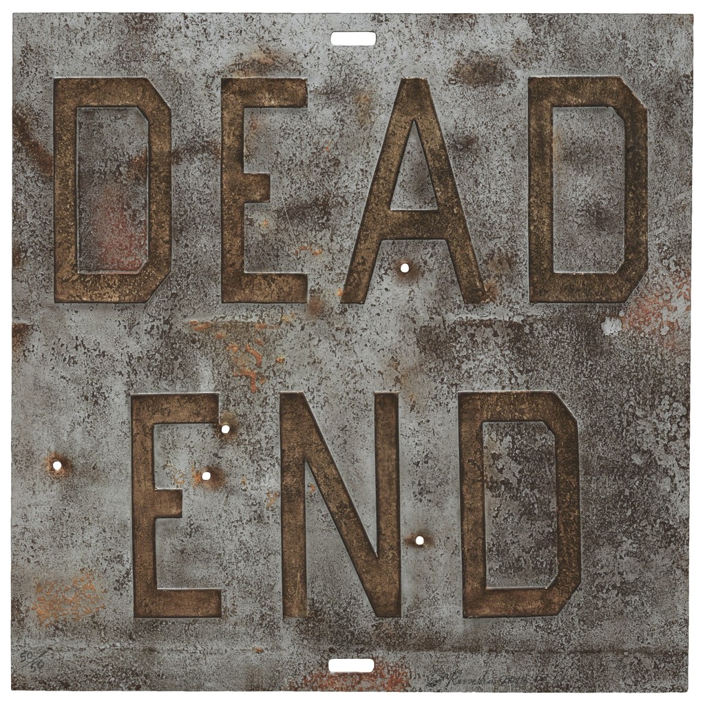 Ed Ruscha, RUSTY SIGNS/ Dead End 1, 2014