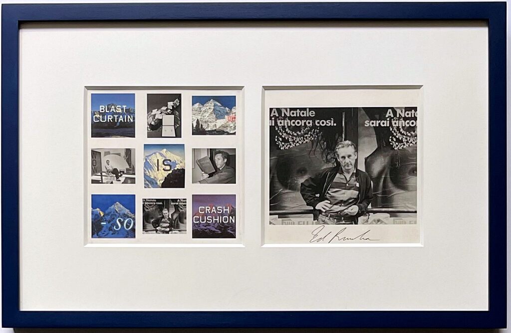 Ed Ruscha, Ed Ruscha - Mountains and Portraits Cover (Hand Signed by Ed Ruscha), 2000