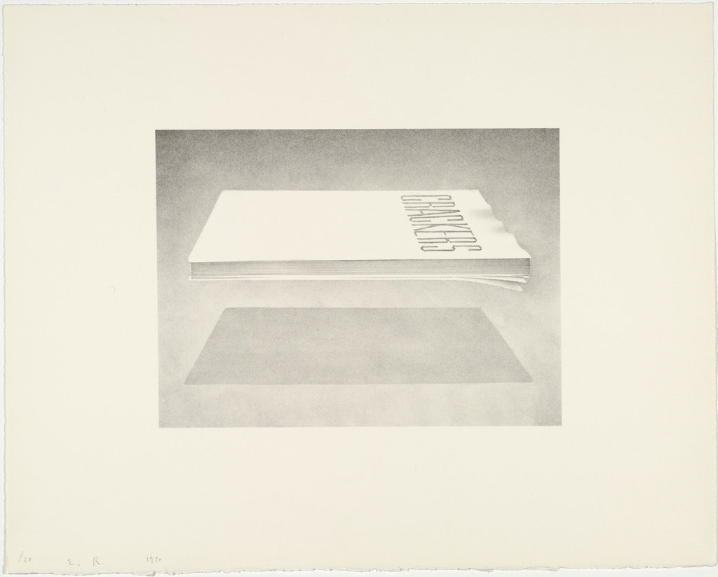 Ed Ruscha, Crackers, 1970