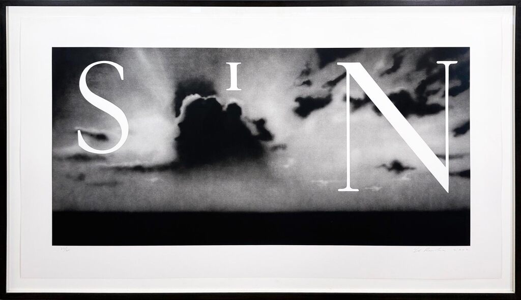Ed Ruscha, Sin - Without, 2002