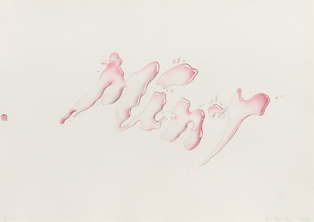 Ed Ruscha, Mint, 1969
