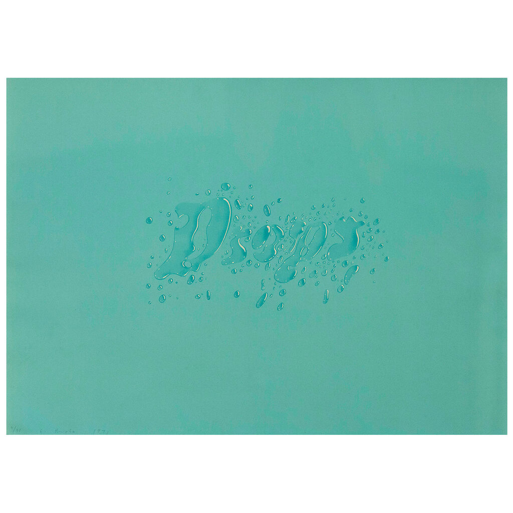 Ed Ruscha, Drops, 1971