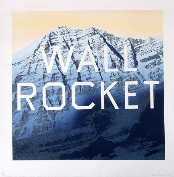 Ed Ruscha, Wall Rocket, 2013