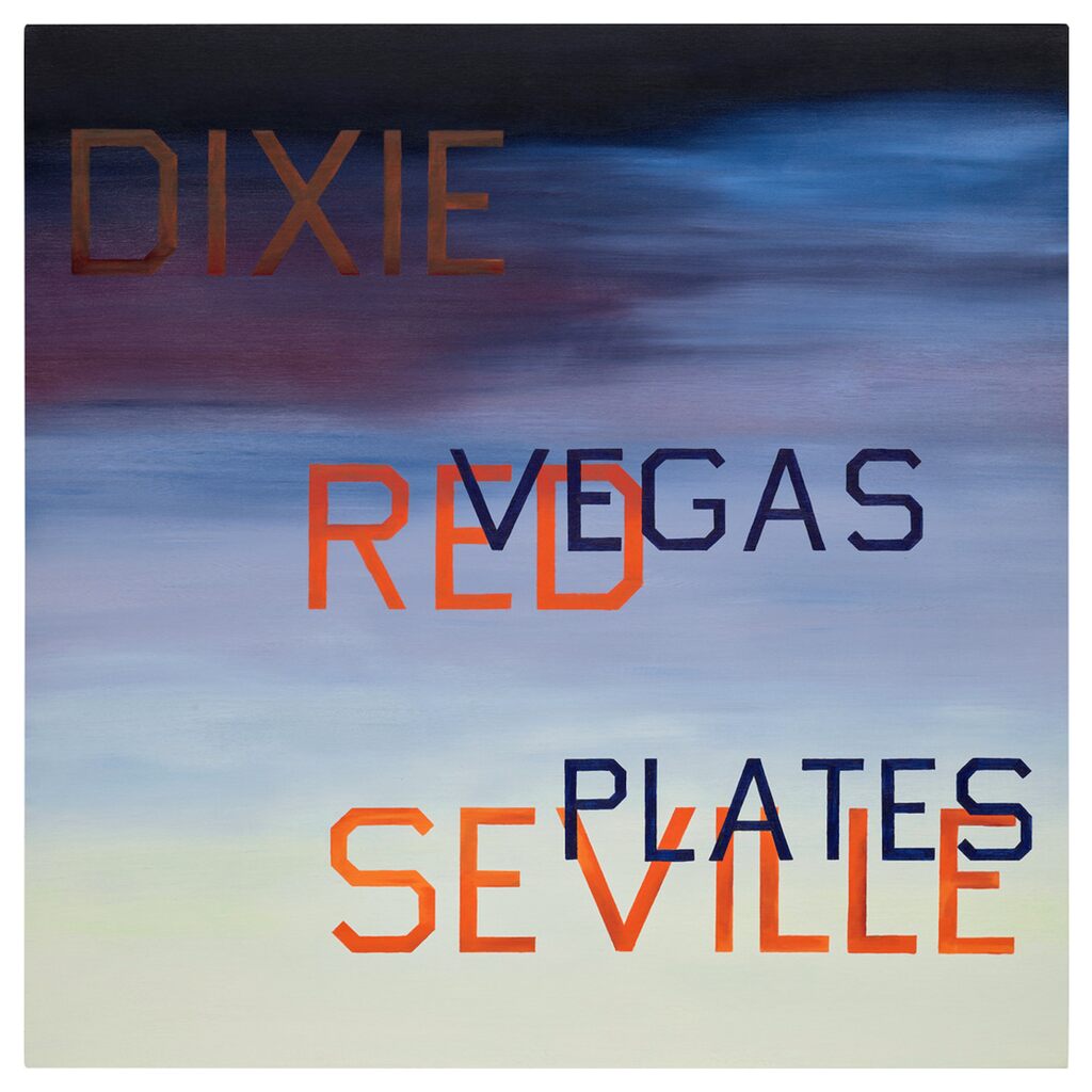Ed Ruscha, Dixie Red Seville, 1985
