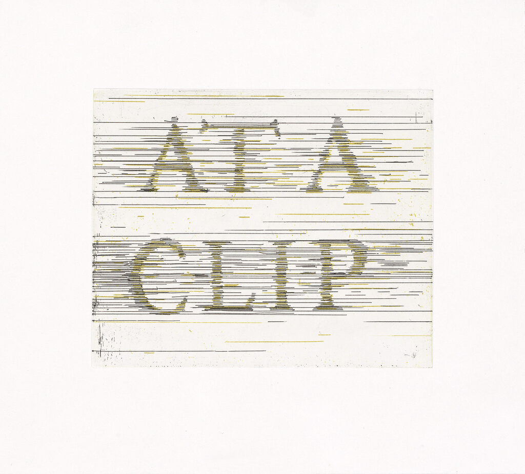 Ed Ruscha, At A Clip, 2023
