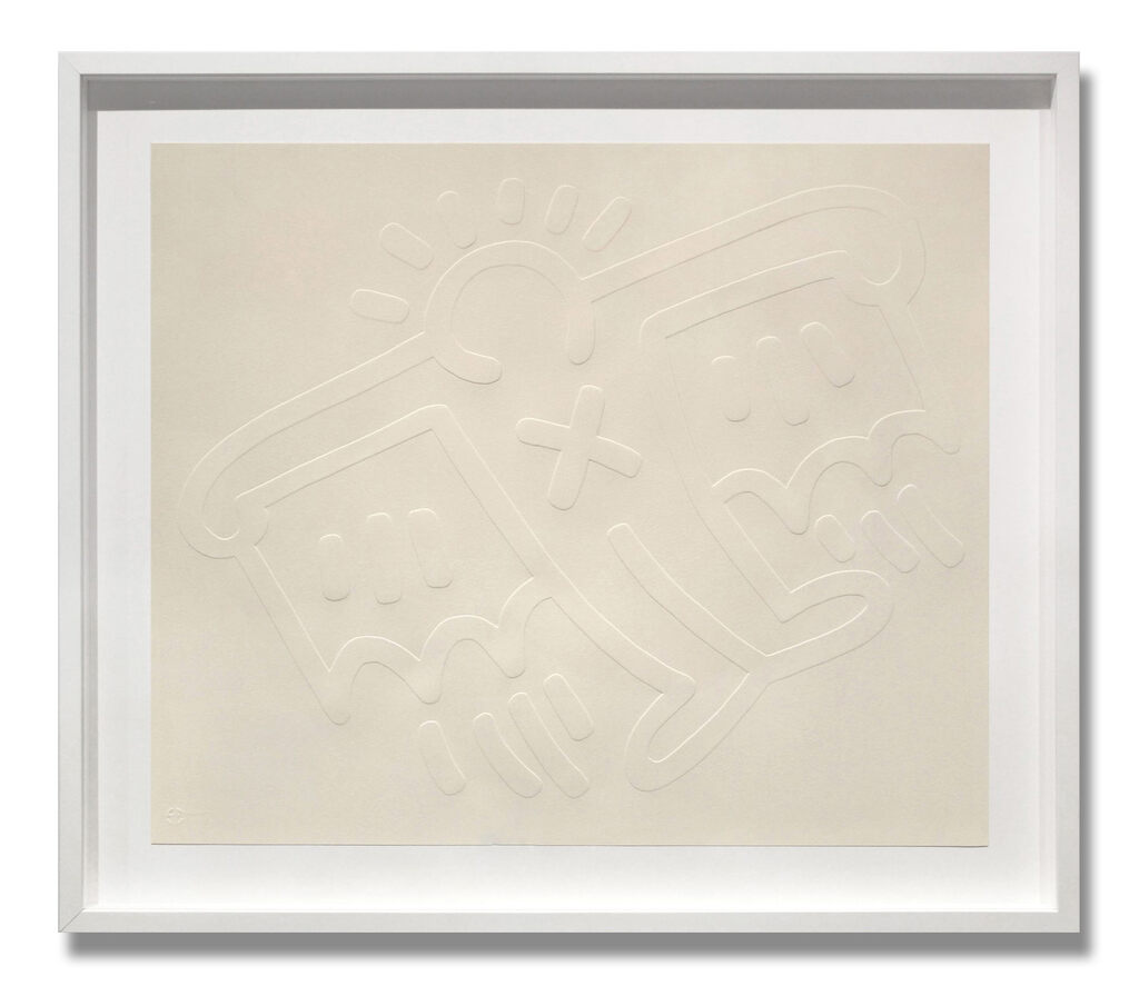 Keith Haring, White Icons: Flying Devil, 1990