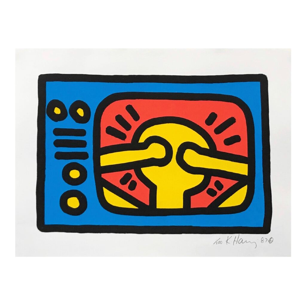 Untitled (Plate 3) (TV Head), image 1