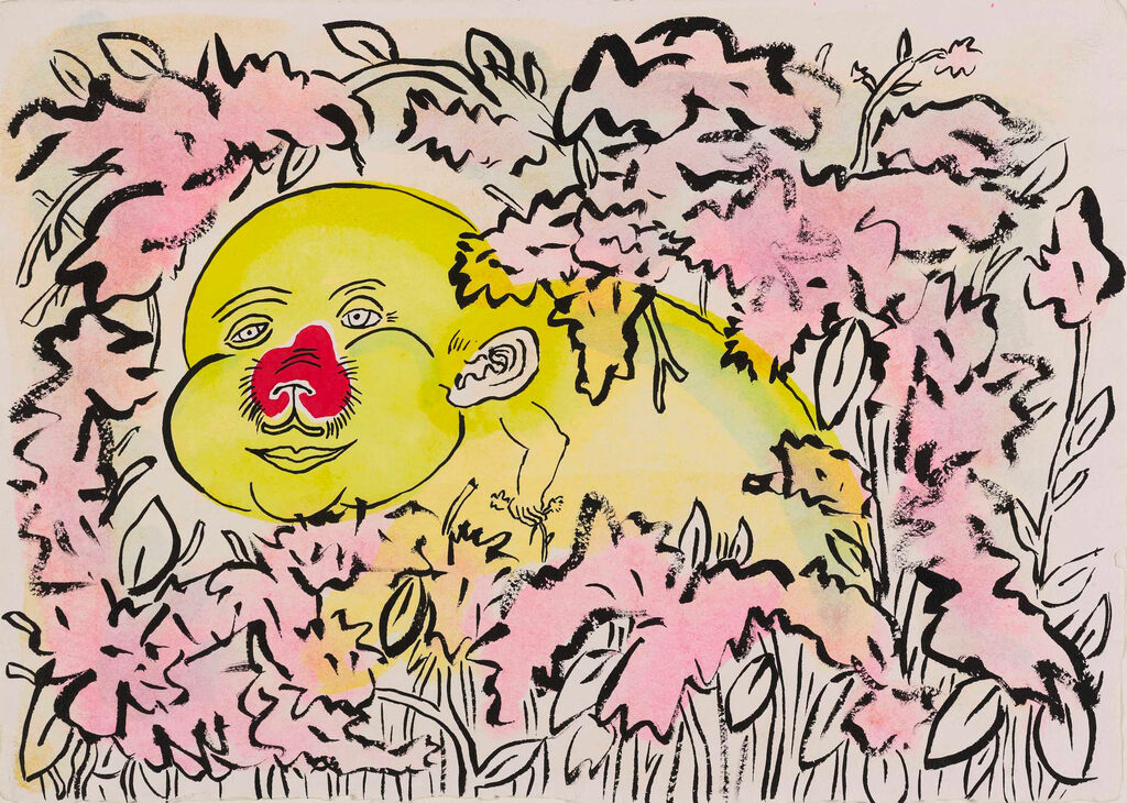 Keith Haring, Roger in the Flowers, 1987