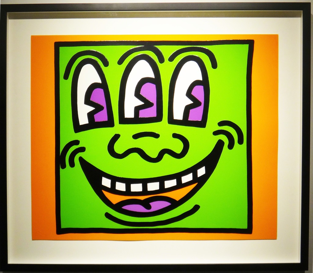Keith Haring, Icons (3 Eyed Face), 1990