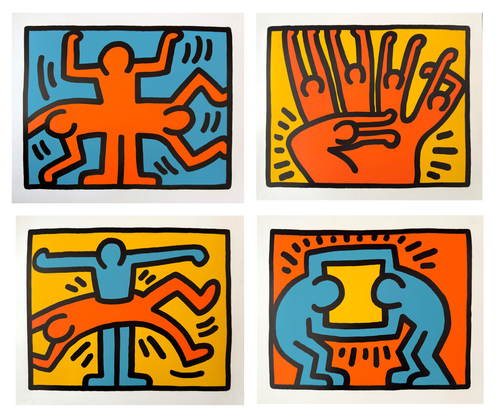 Keith Haring, Pop Shop VI (Complete Portfolio), 1989