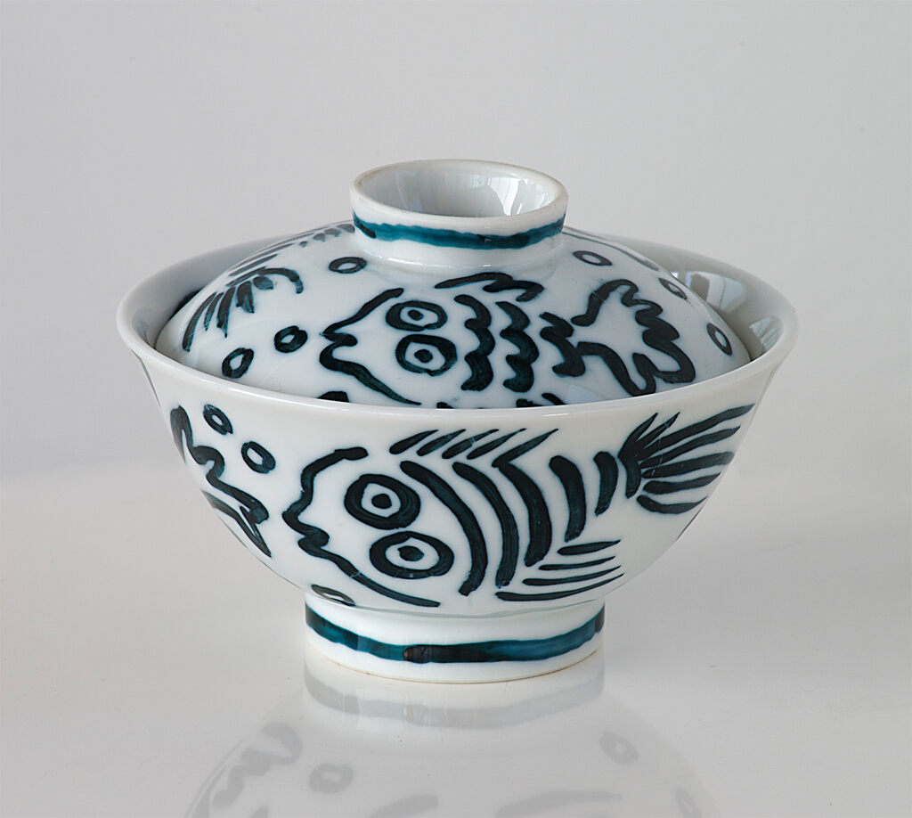 Keith Haring, POP SHOP TOKYO (Serving Bowl with lid), 1987