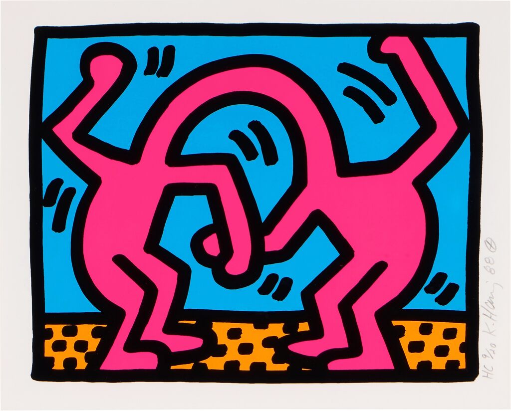Keith Haring, Pop Shop II: One Plate (Littmann 97), 1988