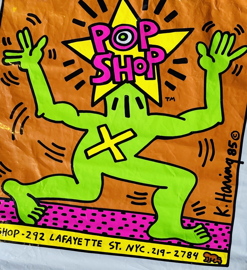 Keith Haring Pop Shop bag (Keith Haring pop shop New York), image 1
