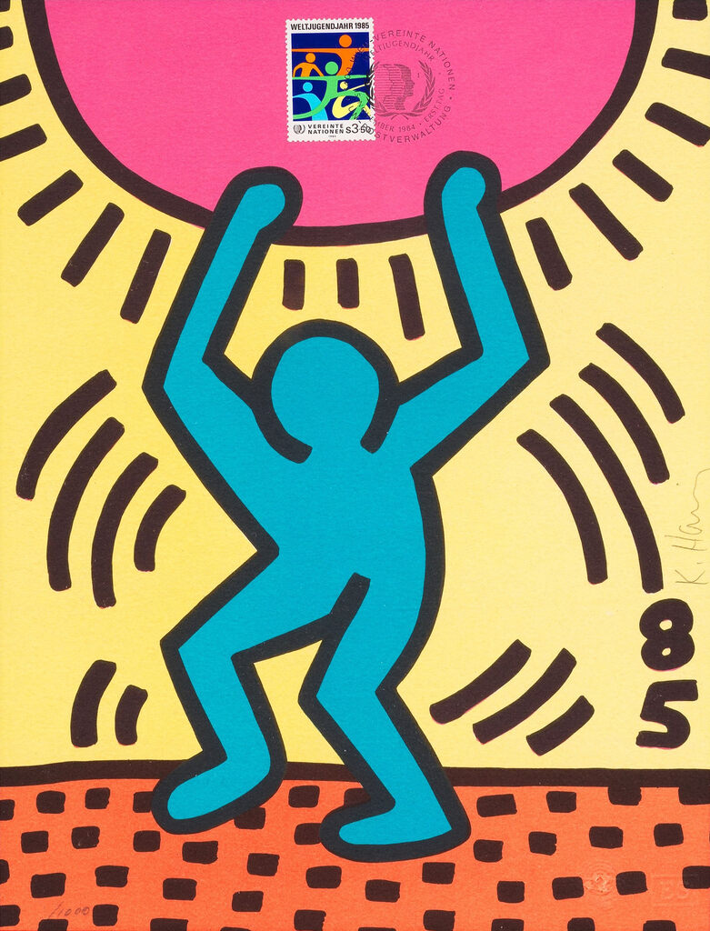 Keith Haring, International Youth Year, 1984