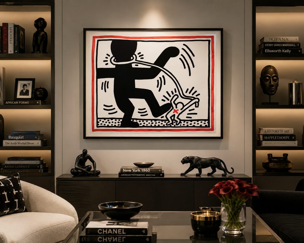 Keith Haring, Untitled (Free South Africa #2), 1985