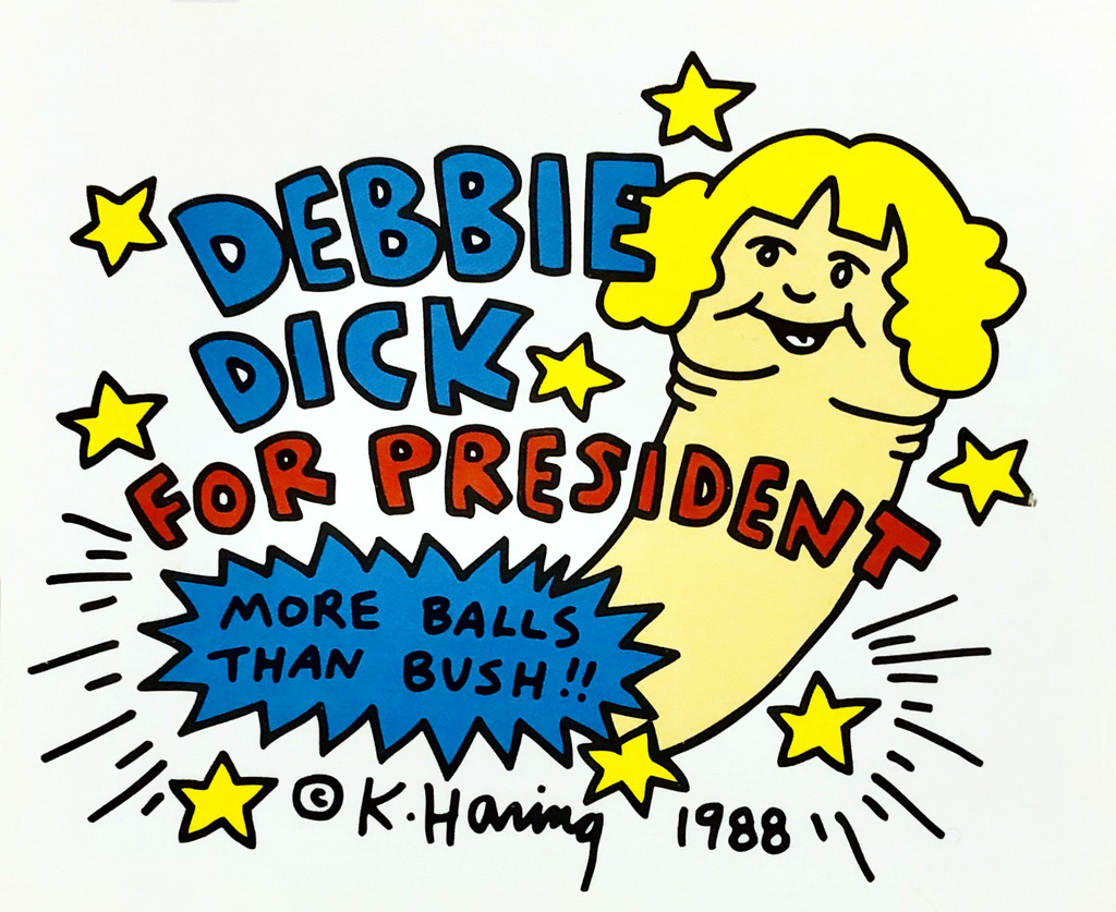 Keith Haring, Keith Haring 'Debbie Dick' 1988, 1988