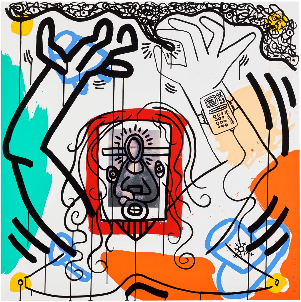 Keith Haring, Apocalypse 6, from Apocalypse Suite (L. p. 105), 1988