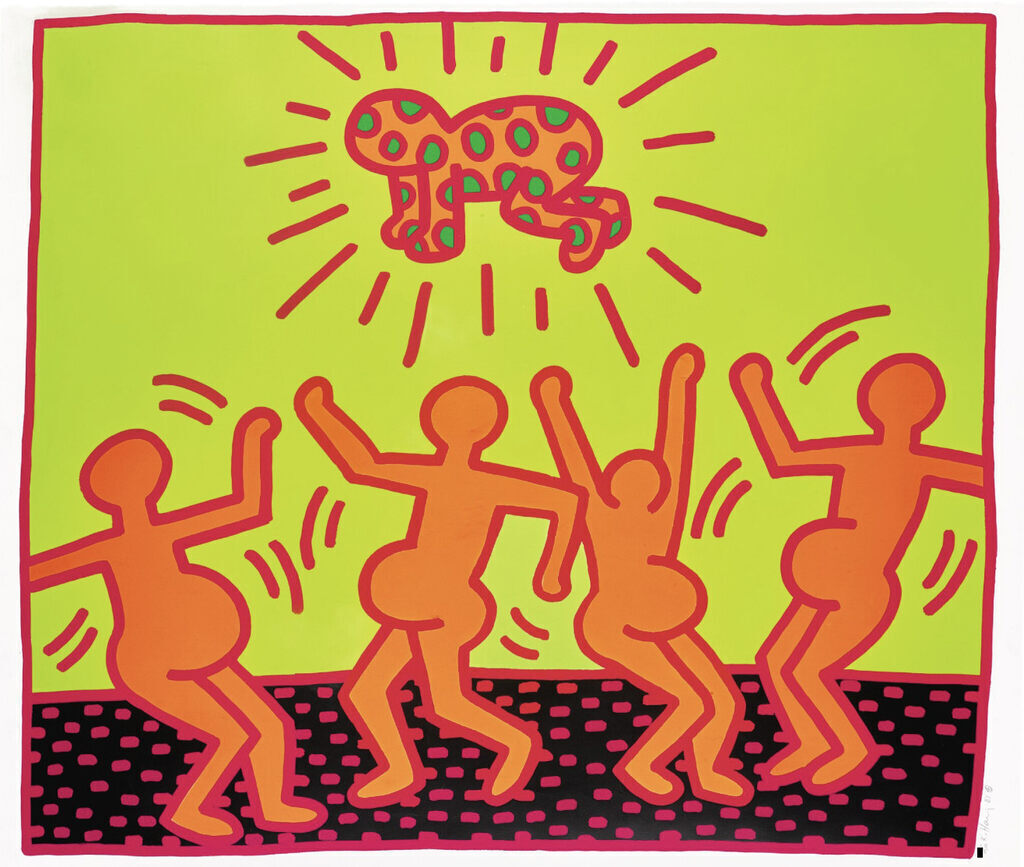 Keith Haring, UNTITLED 1 (LITTMANN P. 31)  (Fertility 1), 1983