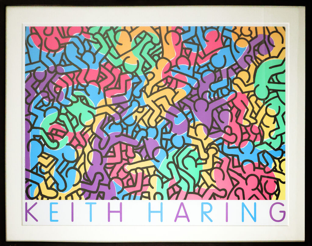 Keith Haring, Peace Love Peace, 1985