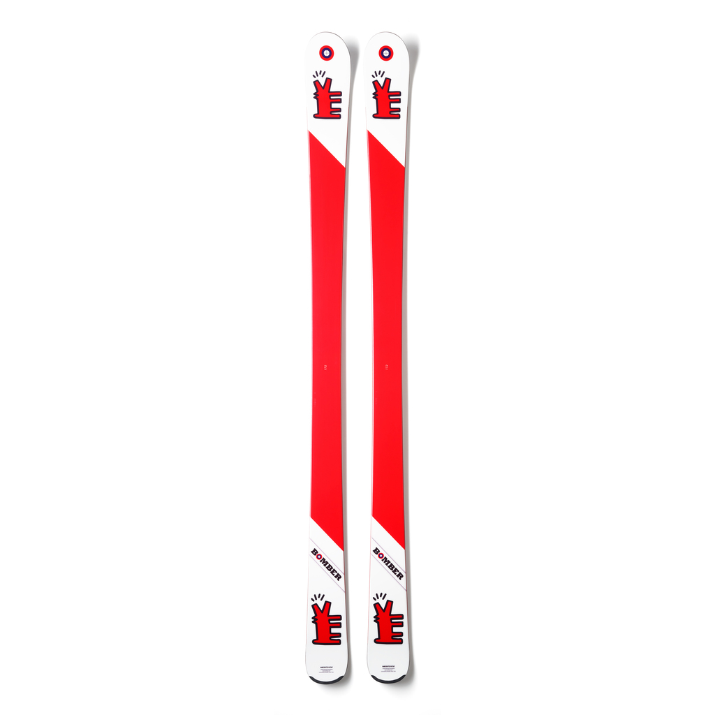 Keith Haring, Bomber All Mountain Skis - Red Dog, 2021