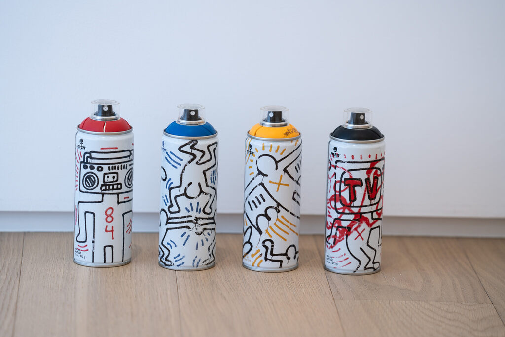 Keith Haring, Keith Haring Spray Paint Cans, 2018