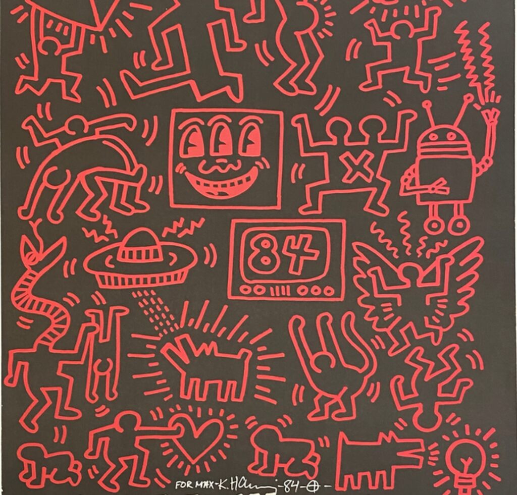Keith Haring, If You Want to See More...New Works by Keith Haring, Now Until Jan. 07, 1984, Tony Shafrazi Exhibition Announcement, 1984
