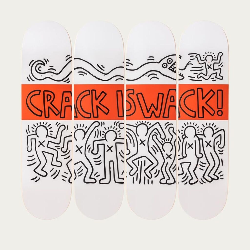 Keith Haring, KEITH HARING "CRACK IS WACK", 2018