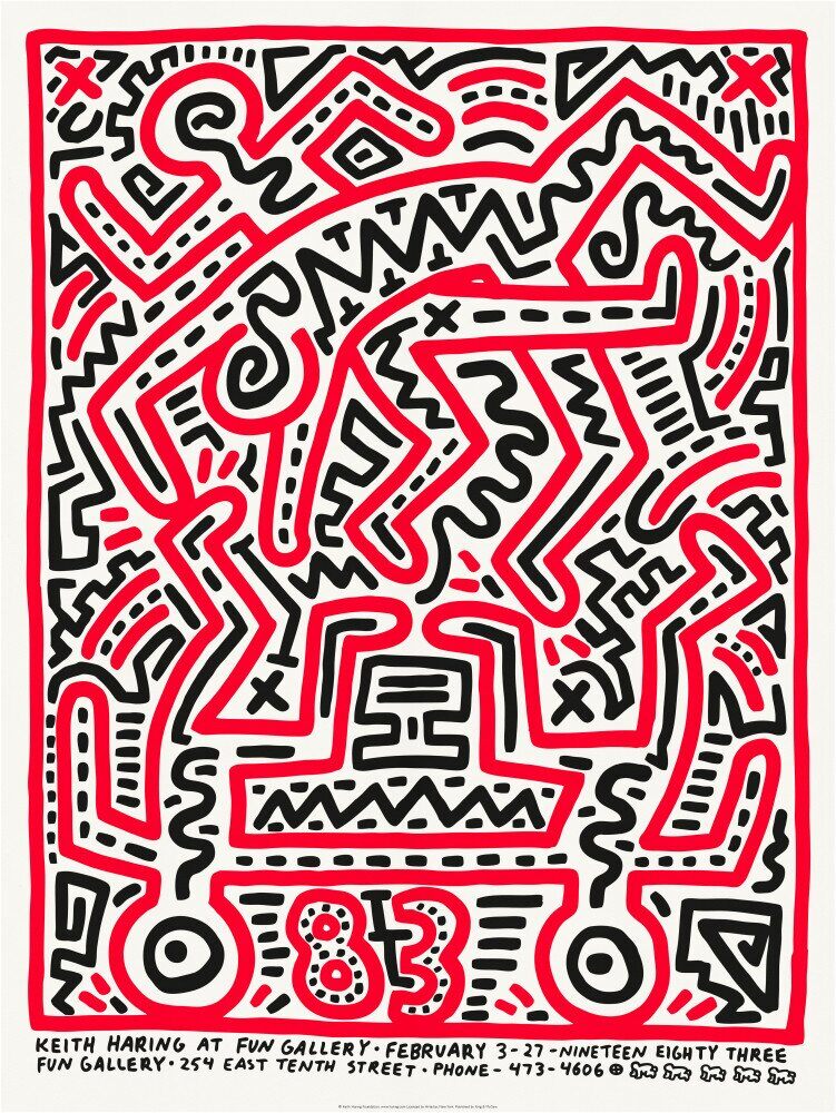 Keith Haring, KEITH HARING AT FUN GALLERY (1983), 2021