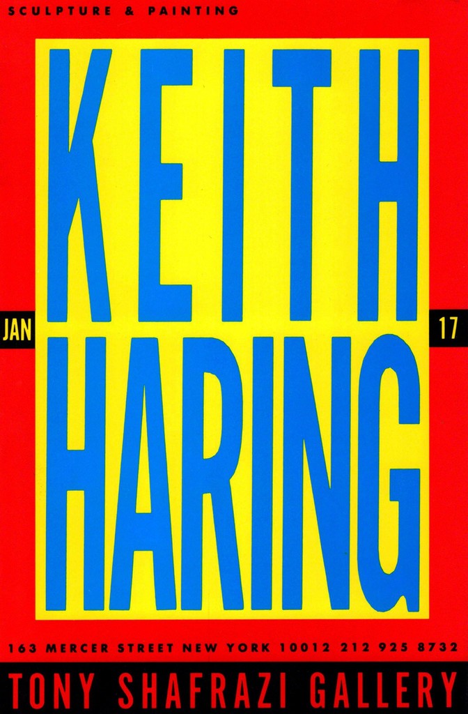 Keith Haring at Tony Shafrazi 1987 (Haring announcement), image 1
