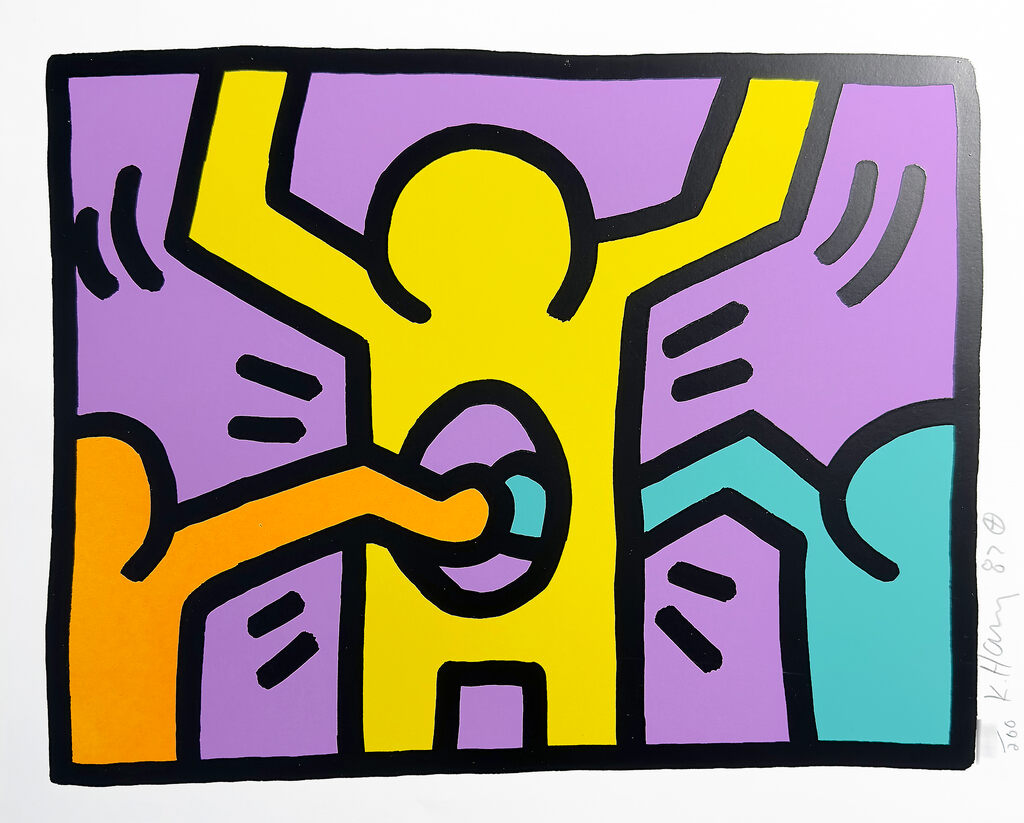 Keith Haring, Pop Shop I - Plate III, 1986