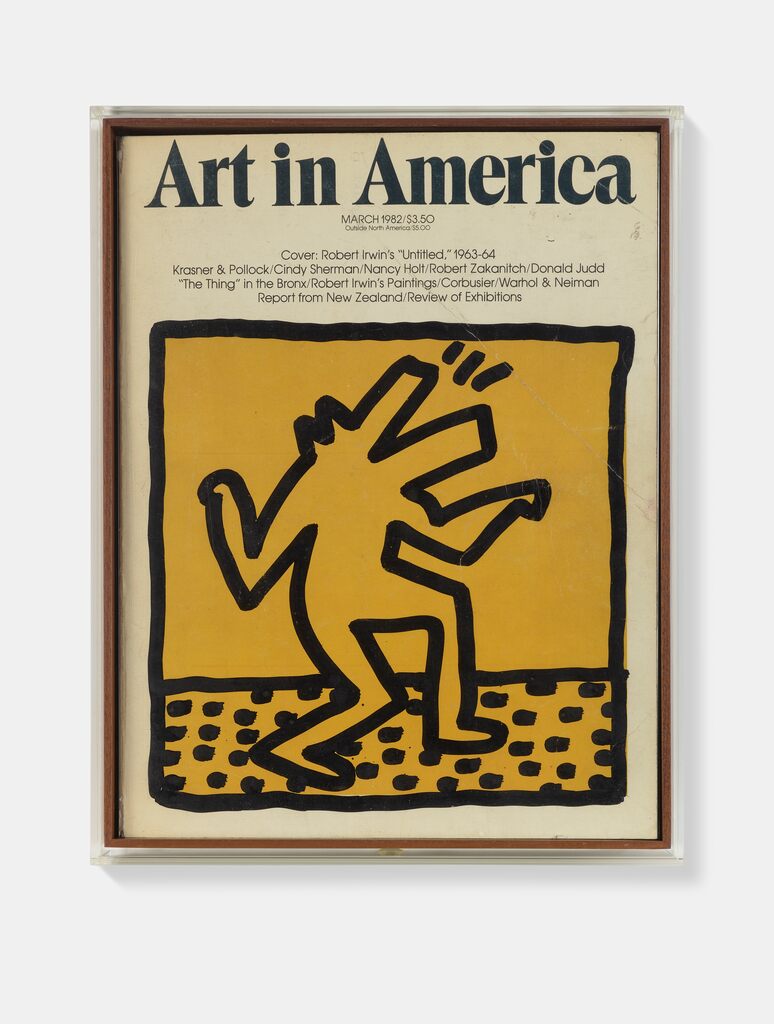 Keith Haring, UNTITLED ('BARKING DOG - ART IN AMERICA'), 1982