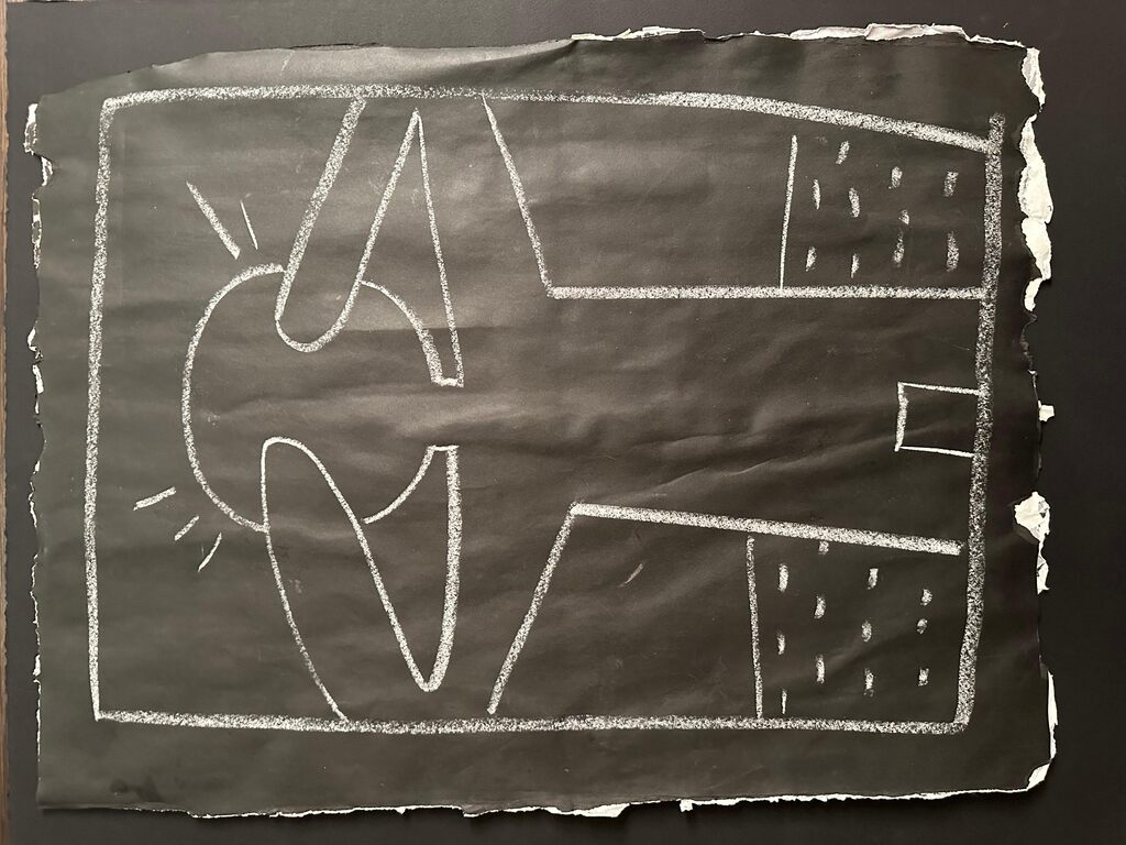 Keith Haring, Man, 1980-1990