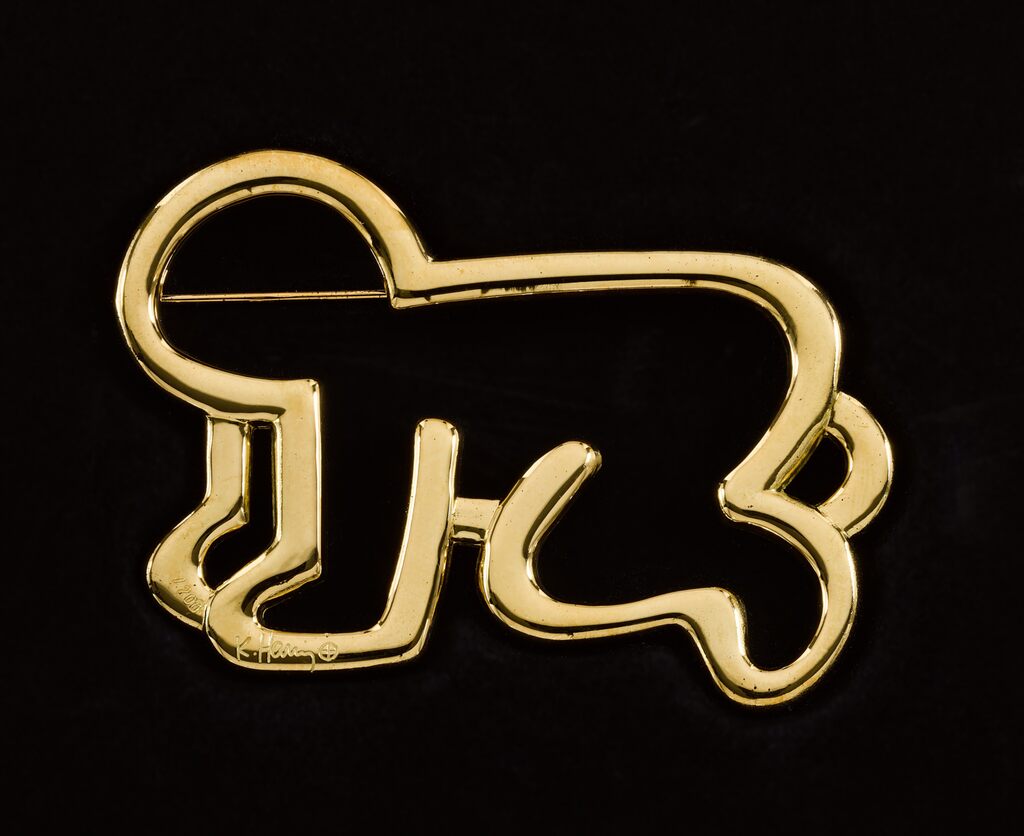 Keith Haring, Untitled (Baby Pin), 1989