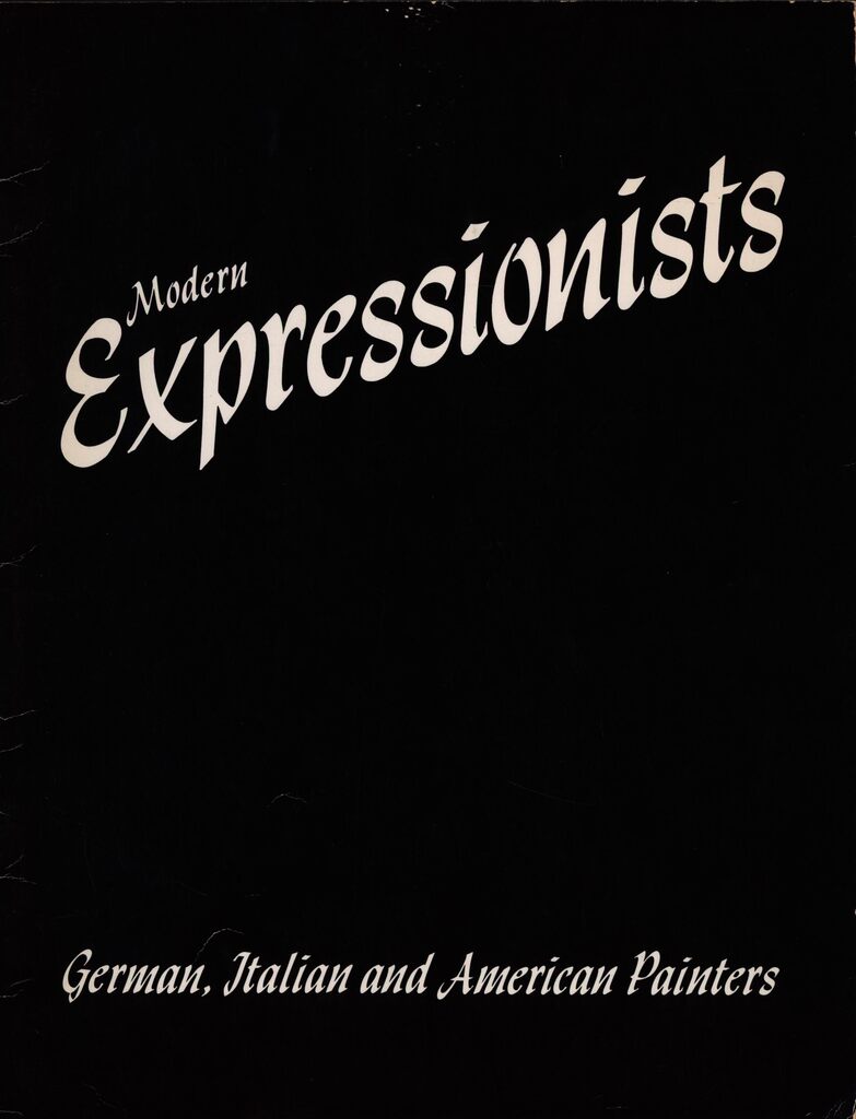 Modern Expressionists Catalogue 1984 (Basquiat Haring), image 1