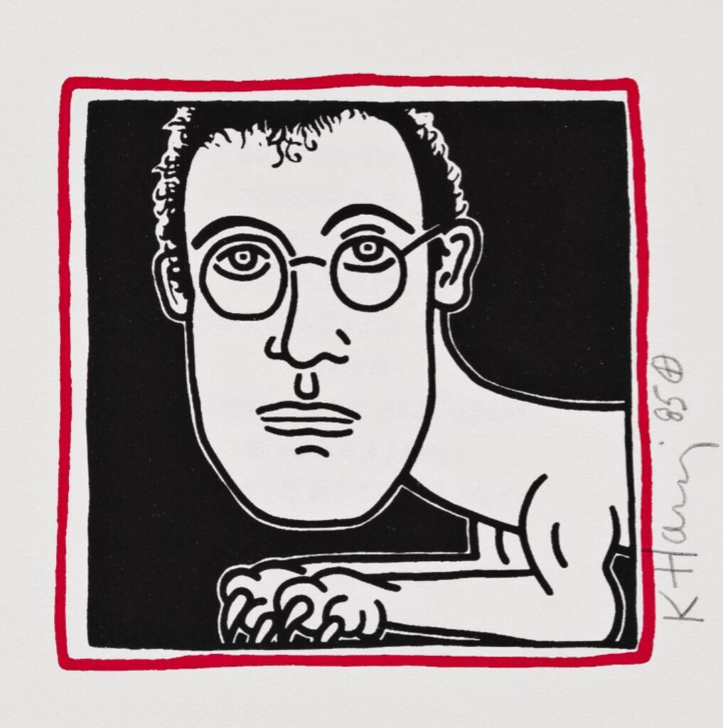 Self Portrait (Invitation to Palladium Dinner), image 1