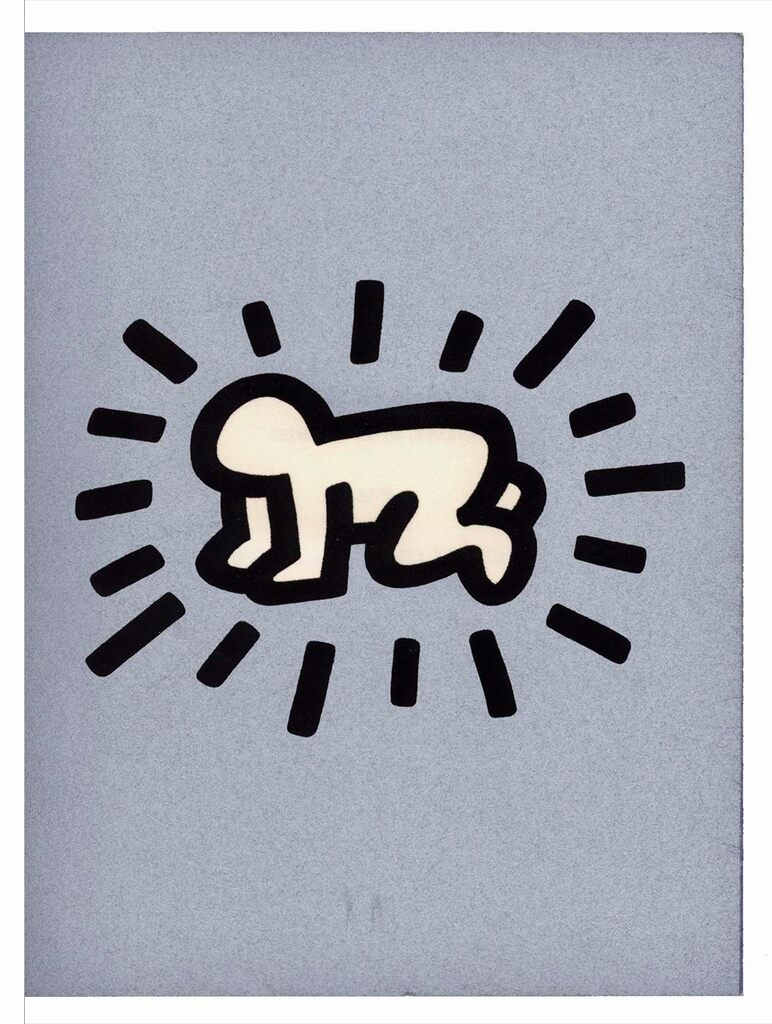 Keith Haring, Keith Haring 1990 memorial (Keith Haring baby), 1990
