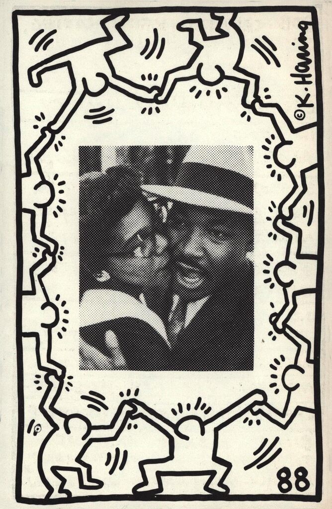 Keith Haring, Keith Haring Martin Luther King Day celebration 1988 (공지), 1988