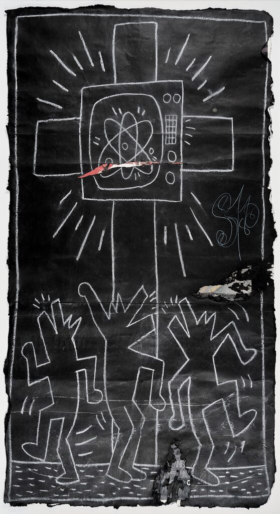 Keith Haring, Untitled (Subway Drawing), ca. 1980