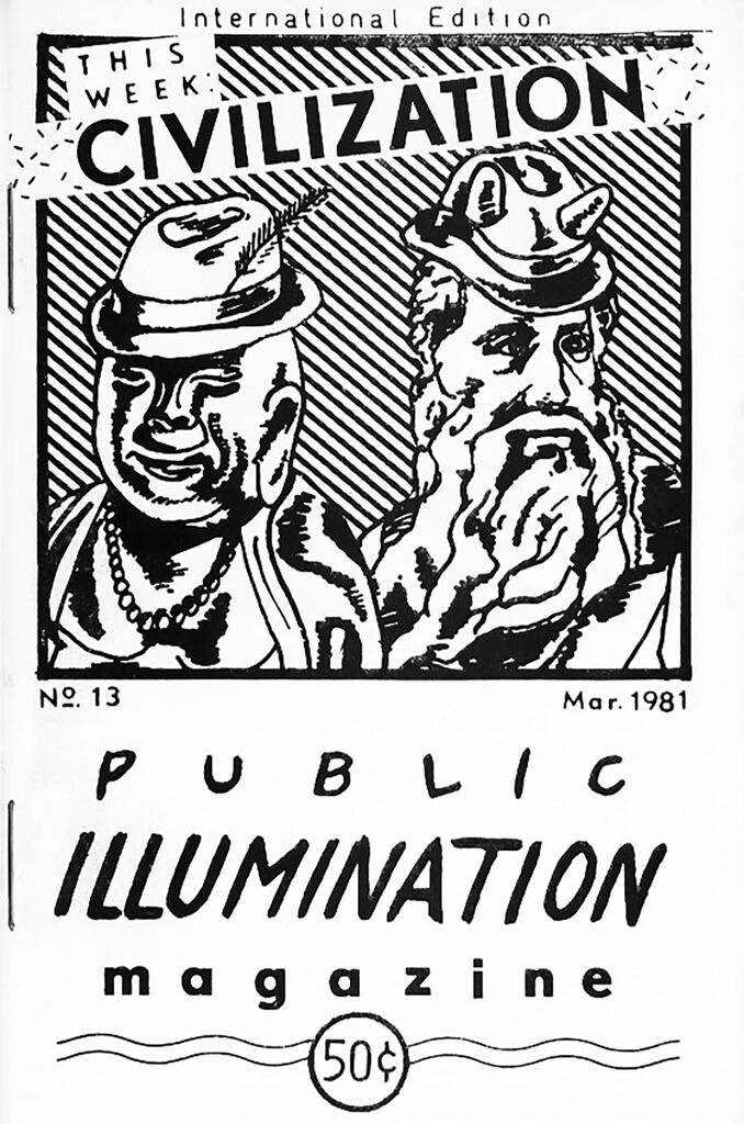 Keith Haring, Keith Haring Public Illumination 1981, 1981