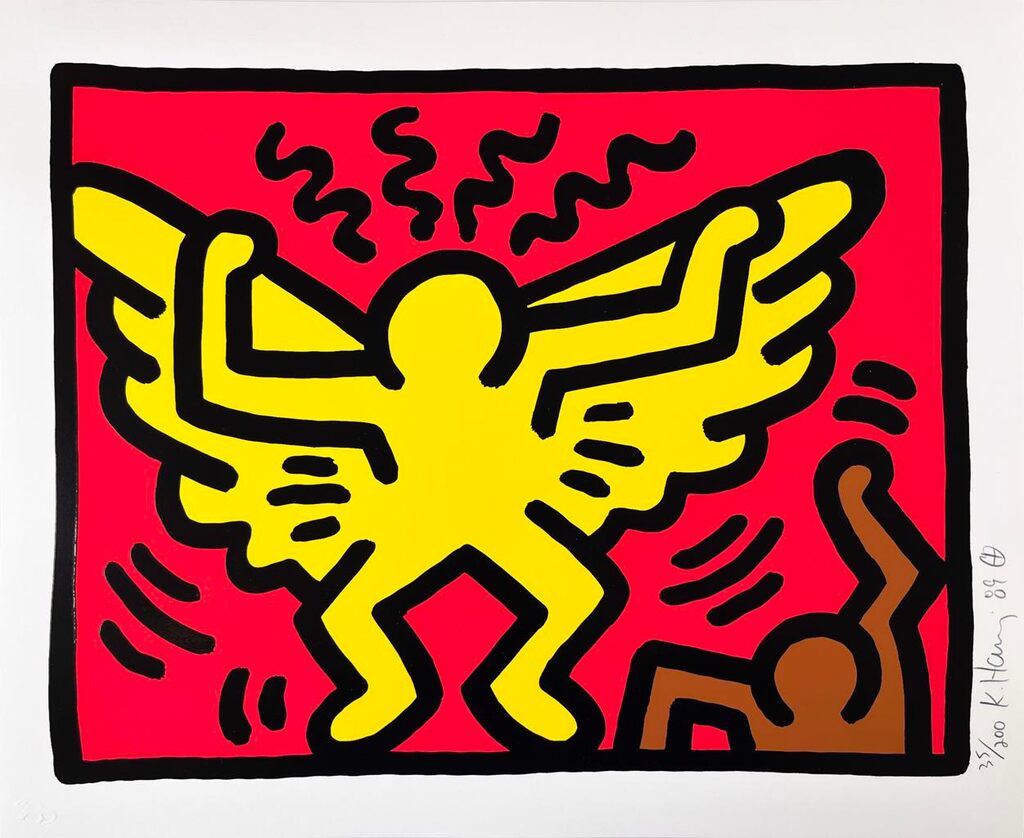 Keith Haring, Pop Shop IV (A), 1989