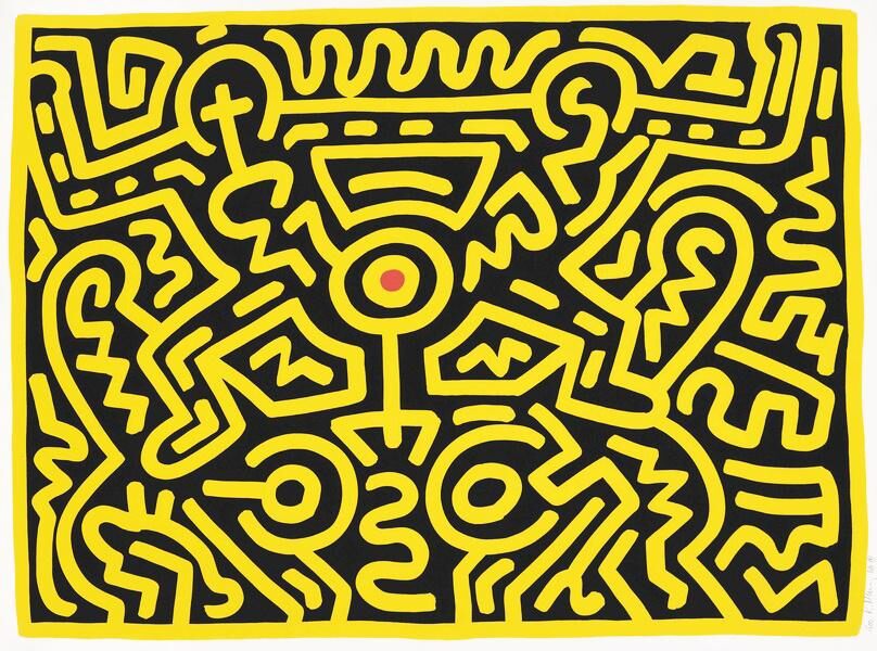 Keith Haring, Growing 3, 1988