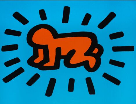 Keith Haring, Radiant Baby (From the Icons Portfolio), 1990