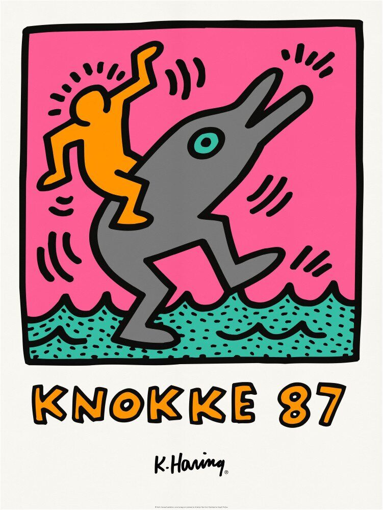Keith Haring, CASINO KNOKKE 87, 2021