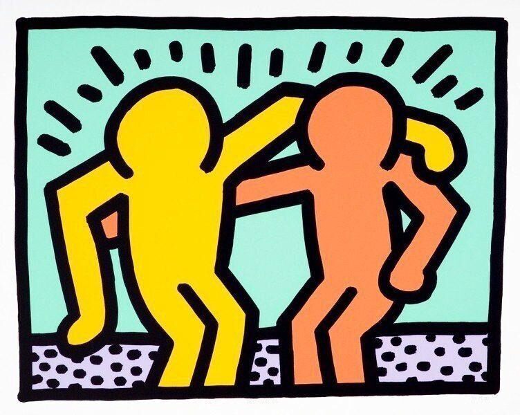 Keith Haring, Pop Shop I, Plate III, 1987