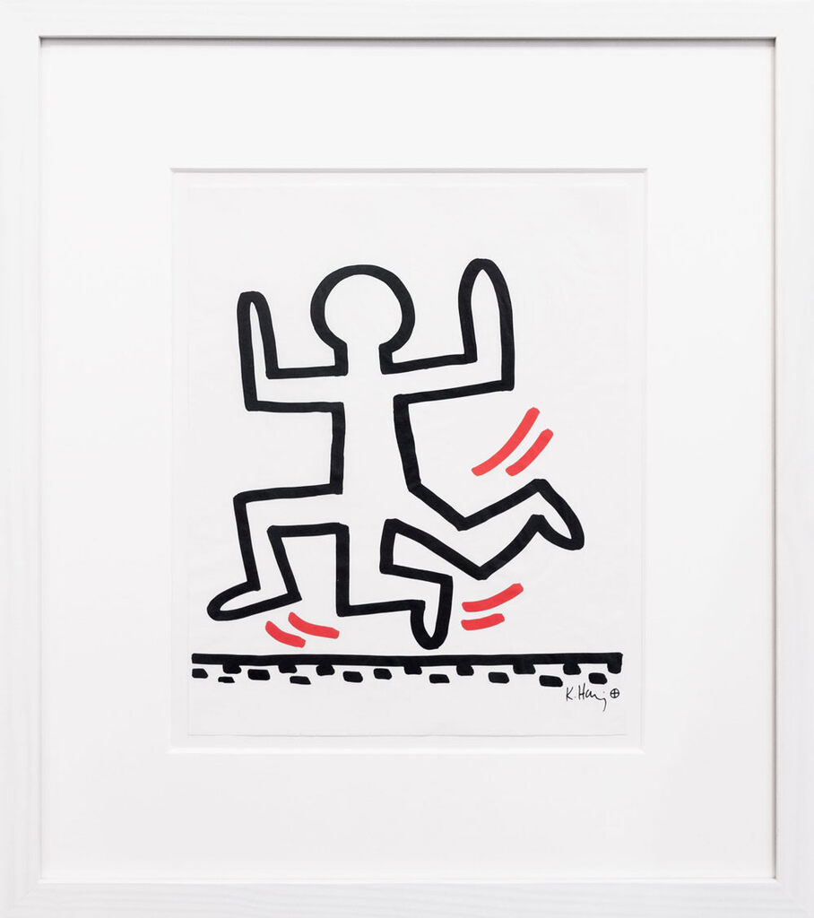 Keith Haring, 3-Legged Runner, 1982